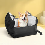 i.Pet Dog Car Seat Booster Cover Dog Bed Portable Waterproof Belt Non Slip PET-COVER-55X55-BK