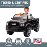 Dodge RAM Electric Ride On Car - Black CAR-DDR-9911-BLACK