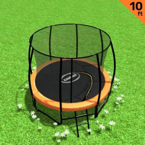 Kahuna Classic 10 ft Trampoline - Orange TRA-KAH-10-OR