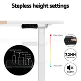 Artiss Standing Desk Motorised Dual Motor 120CM HASD-268-WHDF-NWDB-120