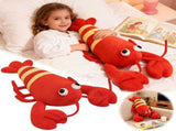 13.78 Inch Cute Lobster Plush Toy, Soft Stuffed Red Crayfish Plushie for Kids, Adorable Hugging V1366-AZ2-W-16712