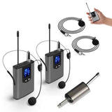 UHF Wireless Headset Microphone with Receiver Lavalier Microphone Set Style 2 V1263-JX-7001-1