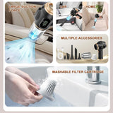 Black and White Cordless 2-in-1 Cleaning Kit Vacuum cleaner and Spin Scrubber V888-ELOSUNG53354