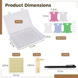 Embroidery Floss Organizer Kit for Cross Stitch, DIY Sewing & Craft Projects V1369-AZ3-W-08854
