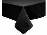 Hoydu Cotton Blend Table Cloth 180cm x 220cm - BLACK V442-GNA-TABLEC-COTTON-220OB-BLACK