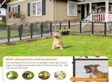 XL Metal Dog Playpen Indoor Fence with Waterproof Pad V178-66970