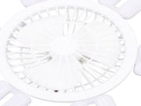 E27 Ceiling Fan with Light Remote Control 6 U Shaped Lights 3 Fan Blades Wind Speed Adjustable 6500K V1294-YM0901-3119240100911