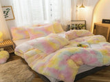 Colorful Plush Seville Eden Quilt / Doona / Duvet Cover set V745-AQ030042K3