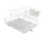 Drain Rack DoubleLayer Dish Rack Countertop Tableware Chopstick Holder for Kitchen V1294-YM0901-3118210203211