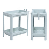 Bathroom Floor Shelf Bathroom Open Shelf Unit Freestanding Corner Rack Shelves V1294-YM0706-3112230061511