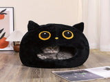 Black White bed,-shaped bed, furniture, hideaway, pet comfort, cave bed, cozy V1347-135-WHI-40472