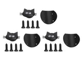 3Pcs Black Cat Paper Holder Set Funny Animal Paper Storage Stand for Bathrooms Kitchen V1294-YM0901-3112250000911