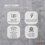 Bluetooth Rechargeable Speaker - Wireless Phone Charging LED Lamp Alarm Clock V238-SUPDZ-40832907182160