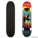 Kryptonics 31-inch Star Series Complete Skateboard Rainbow Dot BS-171337-RD