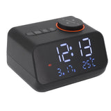 Alarm Clock Radio LED Digital Alarm Clock with FM Radio Music Temperature Humidity Display for Home V1294-YM0703-3115230036911