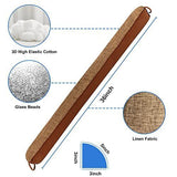 Weighted Door Draft Stopper Triangular Under-Door Gap Filler for Gaps up to 3", Wind Noise V1107-125-25434-GRY-36IN