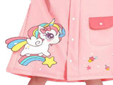 Kids Raincoat Waterproof Cute Pattern Lightweight Portable Children Hooded Rainwear for Girl Boy V1294-YM0901-3117230346611