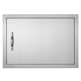 BBQ Access Door, 610x432 mm Single Outdoor Kitchen Door, Stainless Steel Flush Mount Door, Wall V952-DMMBSCJMYS24LQ87IV0