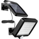2 Pack 56 LED Solar Lights Outdoor Motion Sensor Ip65 Waterproof 120 Degree Lighting Angle With 5M V1188-MS-227-0215