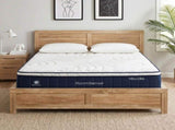 RoomSense Queen 30cm Latex Mattress Medium Firm Bundle, Pine Bed Frame XFKF-1667-OATMEAL-Q