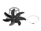 Wood Fan Pipe Fireplace Fan 7 Blades Fan On Chimney Silent Motors Heat Powered Wood V1294-YM0706-3114230124311