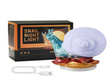 Snail Night LED Table Lamp Cute Snail Desk USB Powered Touch Control Dimmable Warm White V1294-YM0901-L6163-3