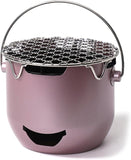 Grill - Portable Charcoal Grill - Mini Stainless Steel Charcoal Grill - Small Outdoor Grill V1188-ZXY-131-709