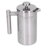 Stainless Steel Coffee Maker Portable Manual Coffee Pot Kettle Cup for Home Office800ml V1294-YM0901-3113210127111