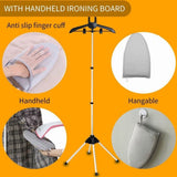 Foldable Garment Steamer Stand with Ironing Gloves for Clothes,Adjustable Steamer Rack with Two V1369-AZ3-W-11550