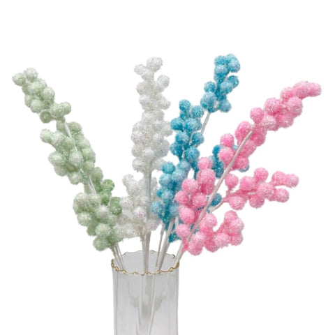 bulk 24 Candy Berry Spray 4 Assorted 5x60cm V637-PAR36322