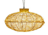 Christabelle 50cm Christmas Display Bauble with Gold LED Lights Indoor Outdoor Decoration 112_MHA402