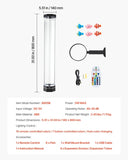 Bubble Tube Lamp 16 Color 80 cm Sensory Aquarium Lamp for Relief Calming V952-LDSQPDLS32YCAW2BD001V9