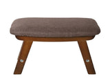 Levede Foot Stool Ottoman Footrest With Washable Cover,Living Room,Brown HH1004-BR-AU