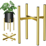 Plant Stand, Simple Style Metal Plant Shelf, Indoor And Outdoor Flower Pot Holder Adjustable Width V1188-MS-227-2768