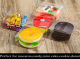 100Pack 3x3x3 Inch Clear Boxes for Hot Chocolate Bomb, Small Gifts, Bakery, Strawberries, Cupcake, V1258-DP02-C-2986