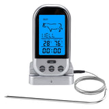 Wireless Digital Grill Thermometer with LCD Display and Dual Probes for BBQ, Kitchen Cooking and 8 V1189-LC-HW-00482