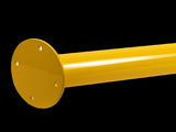 Yellow Heavy Duty Steel Bollard Post V63-817943