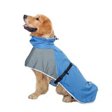 Waterproof Windproof Fleece-Lined Dog Raincoat with Reflective Trim and Leash Opening for Large V1341-ZY-TLYVTEDV-6XL
