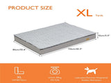 Soft Washable Dog Bed with Anti-Slip Crate Mat V767-P-XD328-XL