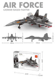 Christmas gift J-15 Carrier-Based Fighter Jet Building Blocks Set, 272 Pieces Military Aircraft V1107-BUILDING BLOCK TOYJ15