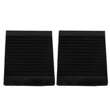 Black Rubber Car Wheel , Heavy-Duty Garage Parking Block for Secure Vehicle Stability V1366-AZ2-W-17500