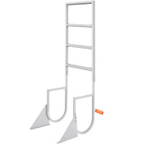 Dock Ladder, Flip-Up 4 Steps, 159 kg Load Capacity, Aluminum Alloy Pontoon Boat Ladder with 50.8 mm V952-MTZTSFSJFHXJDNMHPV0