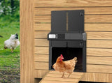 CARLA HOME Automatic Chicken Coop Door with Timer & LCD Screen, Anti-Pinch Safety, Easy Battery V178-36311