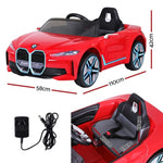 Kids Ride On Car BMW Licensed I4 Sports Remote Control Electric Toys 12V Red RCAR-LS-BMW-I4-RD