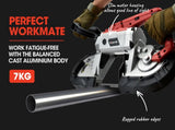 BAUMR-AG Portable Band Saw Cold Cut Metal Cut Off Bandsaw Steel Hand Drop Slicer Cutter Chop V219-TOLBDSBMRAP20