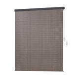 Instahut 2.1X2.5M Outdoor Blinds Awning Roll Down Retractable Knit Fabric Outdoor Blinds Window AWN-C-DOWN-KNIT-21-BR