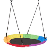 Tree Swing, 40 Inch Saucer Swing, 750lbs Weight Capacity, 900D Oxford Fabric Swing Seat with 2 Tree V952-CSFDQQCSFD407SNPQV0