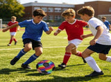 1-3PC Rainbow Soccer Ball Official Size Indoor Outdoor Soft Inflatable Practice Game Training V1369-AZ3-W-15310