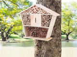 Gardening Wooden Insect Small House Shelter Nesting Handicrafts Decoration for Bee Bug V1294-YM0901-3111200119311