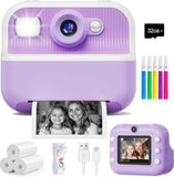 32GB Kids Digital Camera with 1080P HD and Instant Printing, 2.4-Inch Screen, Includes Paper, for V1188-MS-325-0193